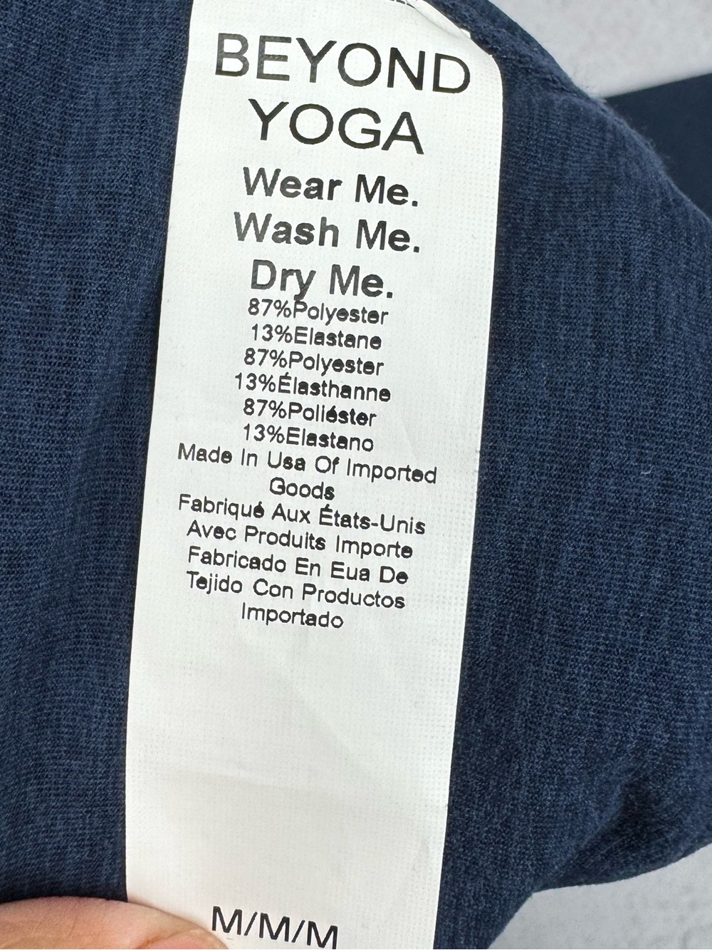 NWT Beyond Yoga Spacedye Inspire Midi Dress in Navy Medium - Picture 8 of 8